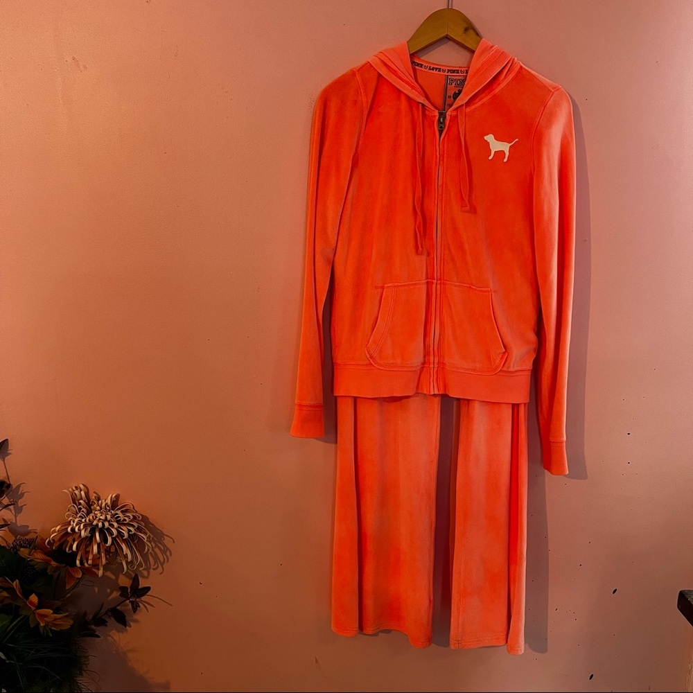 Pink peachy color sweatsuit
